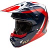 Casque FLY RACING Formula CP Krypton - rouge/noir/bleu