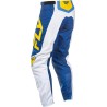 Pantalon FLY RACING F-16 - blanc/bleu foncé/jaune