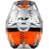 Casque FLY RACING Formula CP Slice - gris/orange/noir