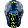 Casque FLY RACING Formula CP Slice - Navy/Hi-Vis/blanc