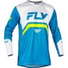 MAILLOT FLY RAYCE BLUE/WHITE/LIME GREEN