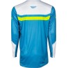 MAILLOT FLY RAYCE BLUE/WHITE/LIME GREEN