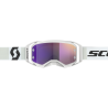 Masque SCOTT Prospect 2.0 blanc/noir - écran violet chromé