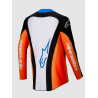 Jersey Techstar Melt Orange Blue