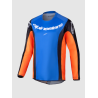 Jersey Jeune Racer Melt Orange Blue