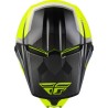 Casque FLY RACING Kinetic Vision Jaune fluo