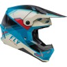 Casque FLY RACING Formula CP Rush Black-Stone-Dark teal