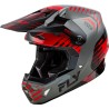Casque FLY RACING Formula CP Slice Grey-Red-Black