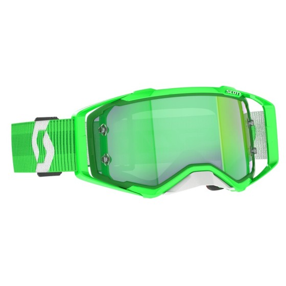 Masque SCOTT Prospect - vert/blanc, écran Green Chrome Works