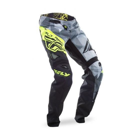 PANTALON FLY KINETIC BMX CRUX NOIR/HI-VIZ