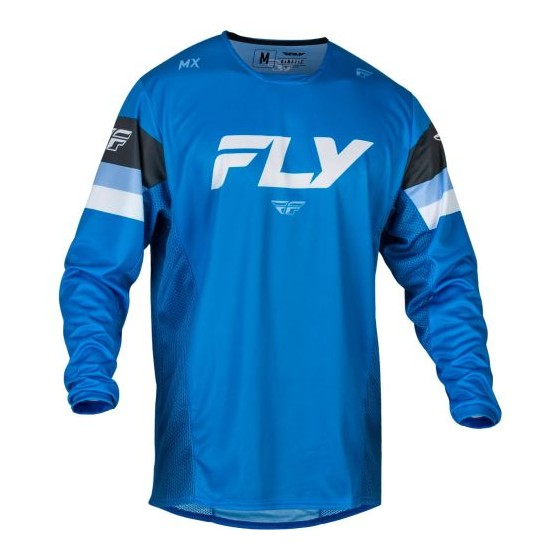 MAILLOT FLY KINETIC PRIX BLEU CLAIR/CHARCOAL/BLANC