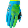Gants enfant FLY RACING F-16 - bleu/jaune fluo