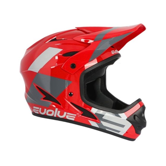 Casque Evolve Storm Enfant - Glossy Red/Grey
