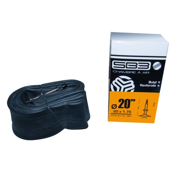 Chambre à air SB3 - 20x1.3/8 Presta 28mm