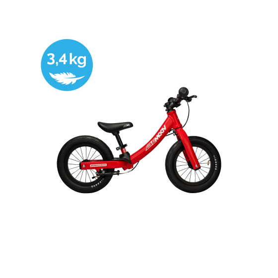 BEMOOV M12 : draisienne 12 pouces Rouge