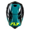 Casque enfant vélo FLY RACING Rayce Repeat - noir/Teal/Hi-Vis