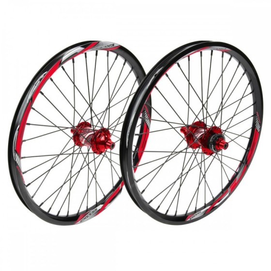 Roues EXCESS XLC-2 Pro 20" 406 Noir-Rouge