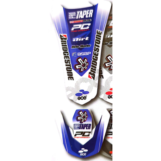 KIT GARDE-BOUE Volts YZ 125 06-14