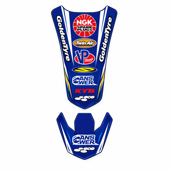 KIT GARDE-BOUE GENUINE BLEU YZF 250 10-12