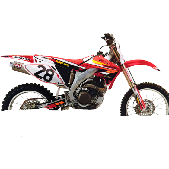 KIT GRAPHIC ULTRA + HOUSSE DE SELLE CR 125/250 02-07