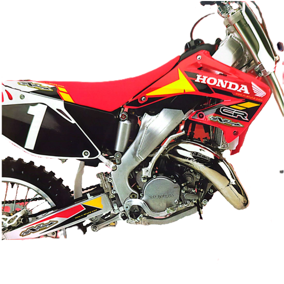 KIT GRAPHIC ULTRA + HOUSSE DE SELLE CR 125/250 02-07