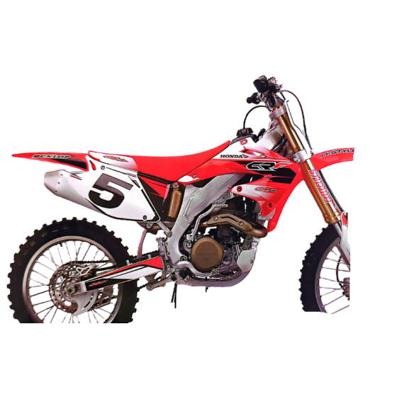 KIT GRAPHIC ULTRA + HOUSSE DE SELLE CRF 450R 05-06