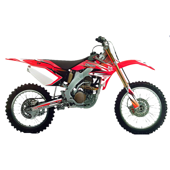 KIT COMPLET STICKERS OLKOM CRF 450 05-07