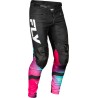 Pantalon vélo enfant FLY RACING Rayce - fuschia/noir/teal