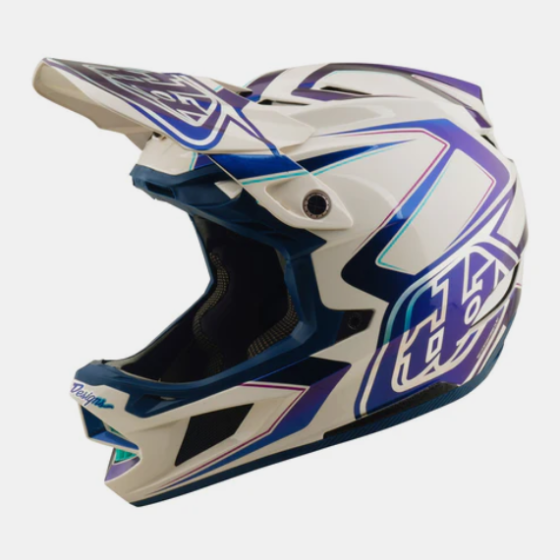 Casque D4 Composite Flared White / Indigo