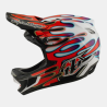 Casque D4 Composite Overspray White / Red