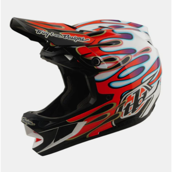 Casque D4 Composite Overspray White / Red