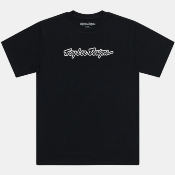 T-shirt à manches courtes Signature Noir