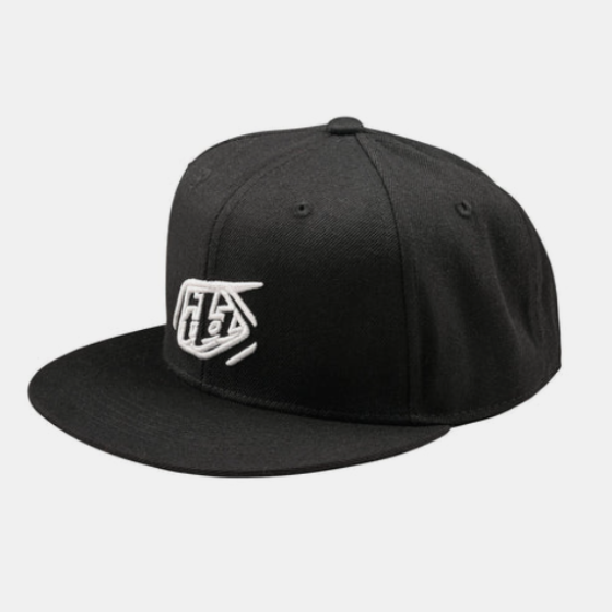 Casquette Écusson Snapback Flat Bill noir