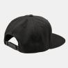 Casquette Écusson Snapback Flat Bill noir