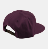 Casquette Écusson Snapback Flat Bill Sangria