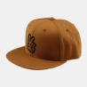 Casquette Peace Snapback Flat Bill Sienna