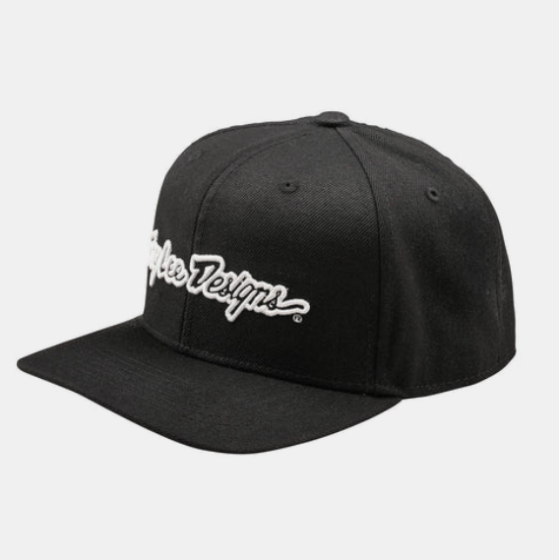 Casquette Signature Snapback incurvée noire