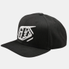Casquette Écusson incurvé Snapback noir