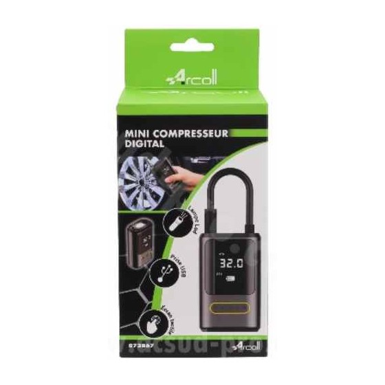 MINI-COMPRESSEUR DIGITAL BMX - VTT - MOTO - ETC