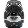 Casque FLY RACING Formula S Carbon Byte - Black Carbon/gris/argent