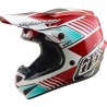 Casque TROY LEE DESIGNS GP Pro Mips - Segment rouge/blanc