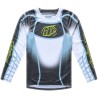 Maillot enfant TROY LEE DESIGNS GP Pro - Framework carbon/gris