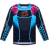 Maillot enfant TROY LEE DESIGNS GP Pro - Framework noir/cyan