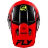 Casque FLY RACING Kinetic Rally - rouge/noir/blanc