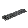 PACK 80 RAYONS EXCESS STAINLESS ACIER 204MM BLACK