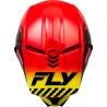 Casque FLY RACING Kinetic Menace - rouge/noir/jaune
