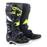 BOTTES TECH 7 BLACK / ENAMEL BLUE / YELLOW FLUO