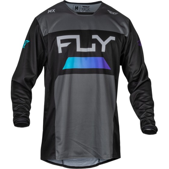 Maillot FLY RACING Kinetic Reload - anthracite/noir/Blue...