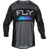 Maillot FLY RACING Kinetic Reload - anthracite/noir/Blue Iridium