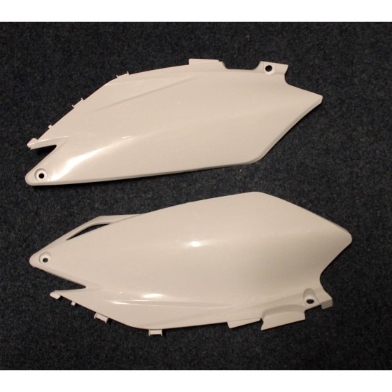 PLAQUE LATERALES CRF250/450 2011 WHITE